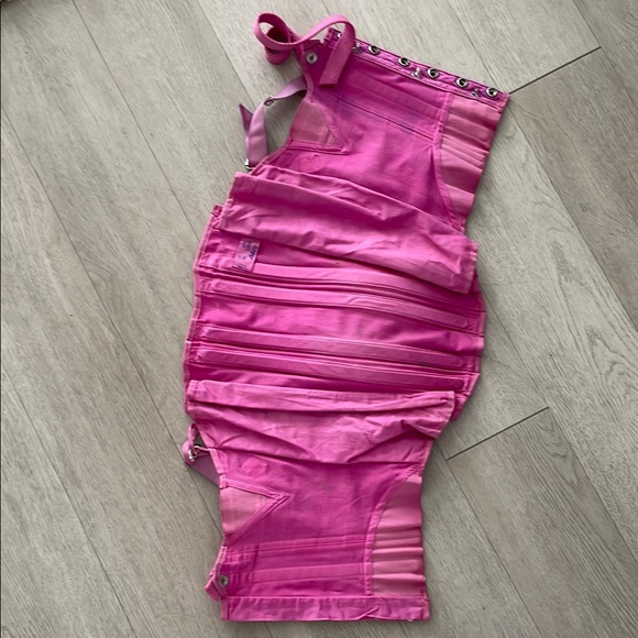 Vintage Camp Size 34 Underbust Magenta Pink Corset Girdle with Removable Straps - Picture 2 of 9